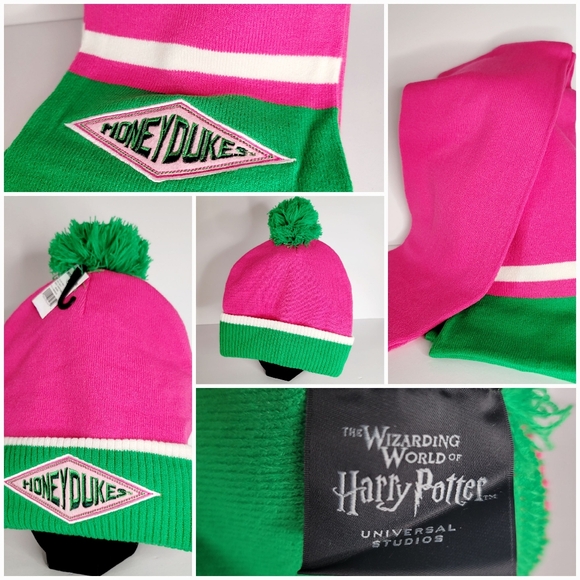 Honeydukes scarf & beanie set Universal Studios & Harry Potter Wicked - Picture 11 of 12
